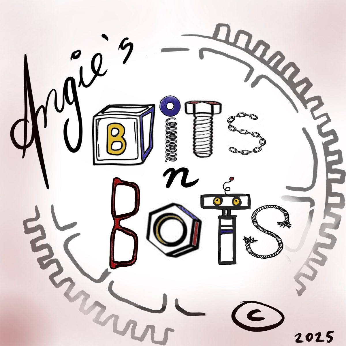 Angie's Bits n Bots Logo
